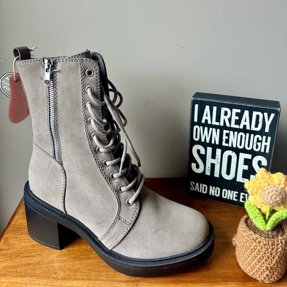 MIA Heeled Combat Boots - Picture 2 of 6